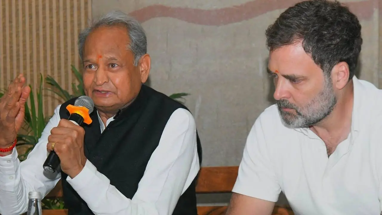 Ashok Gehlot and rahul gandhi