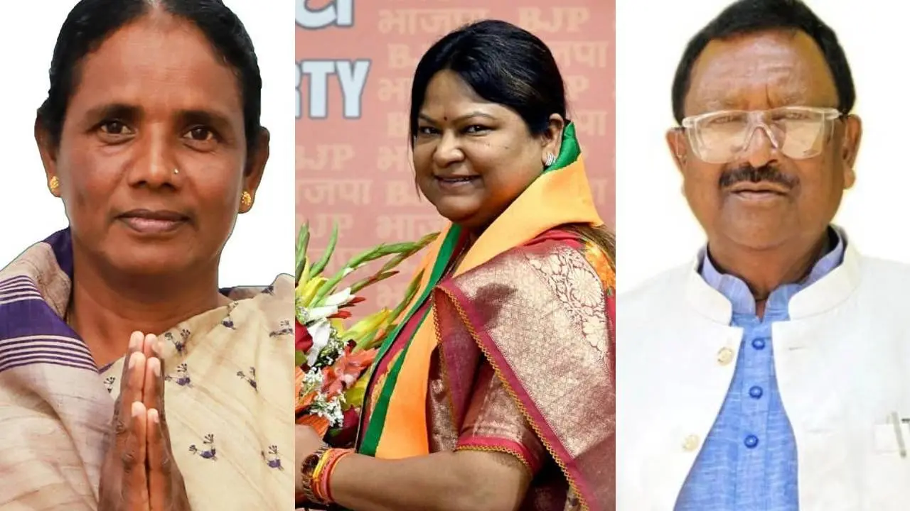 Joba Manjhi, Sita Soren and Nalin Soren