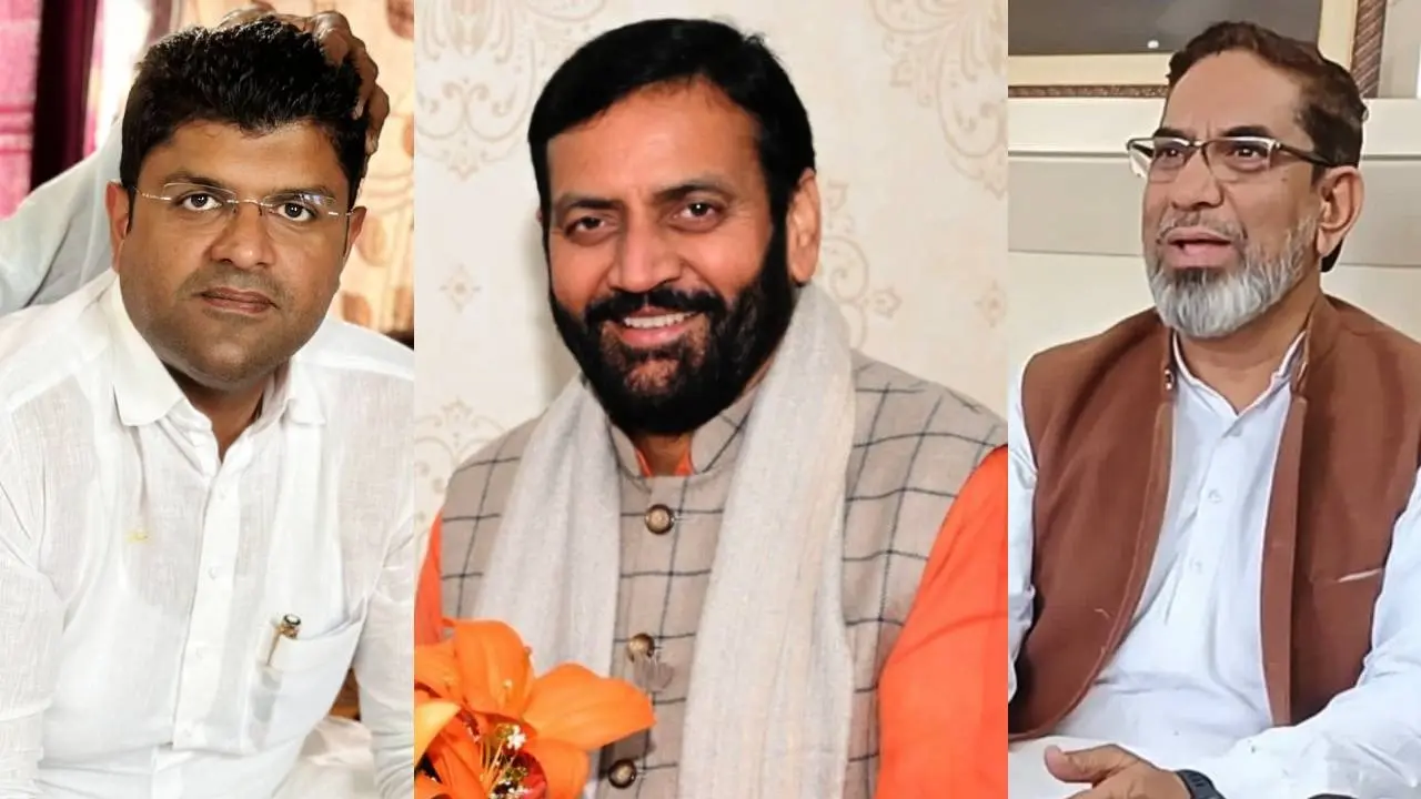 हरियाणा में तेजी से बदल रहा सियासी समीकरण, कांग्रेस ने राज्यपाल से मांगा समय; दुष्यंत ने लिखी चिट्ठी cm nayab singh saini, dushyant chautala and aftab ahmed