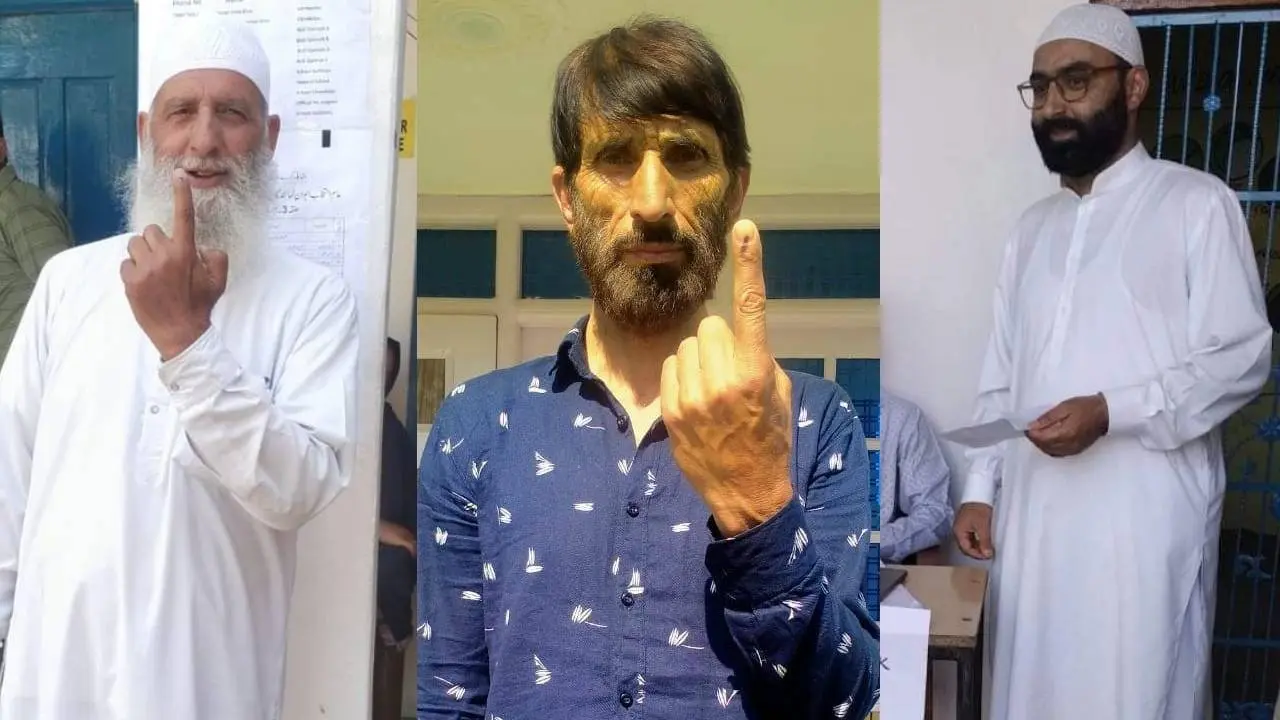 family members of terrorists and other banned organizations cast their votes