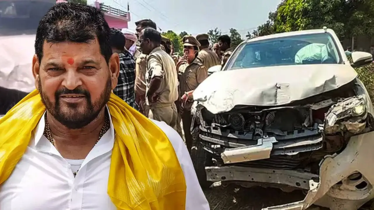 brij bhushan sharan singh on karan bhushan convoy car accident