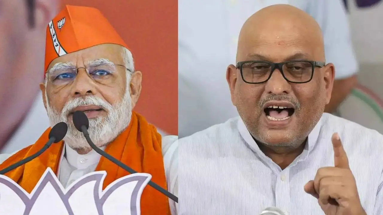 Pm narendra modi and congress leader ajay rai