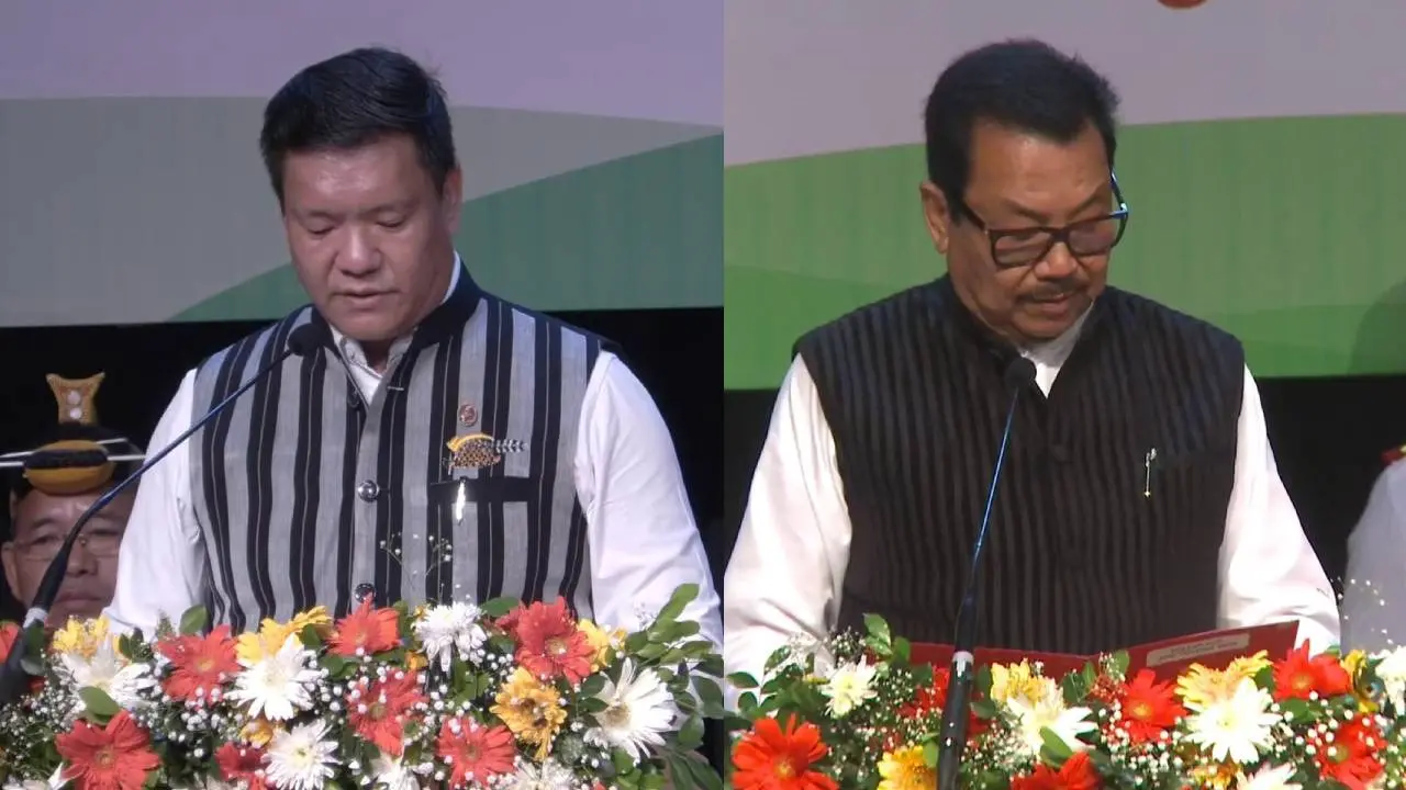 Pema Khandu and chowna mein