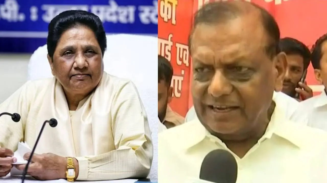 sp leader rk chaudhary and bsp chief mayawati