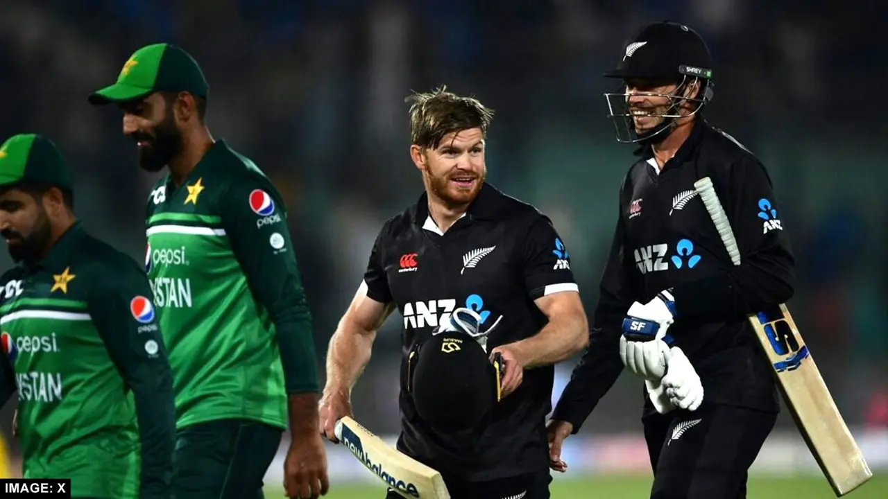 New Zealand and Pakistan Cricket Team