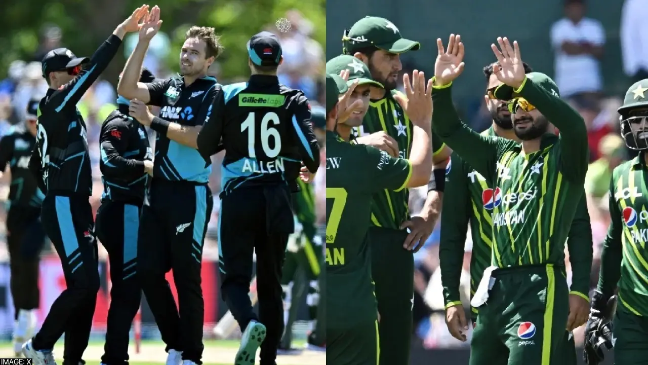 New Zealand & Pakistan Cricket Team