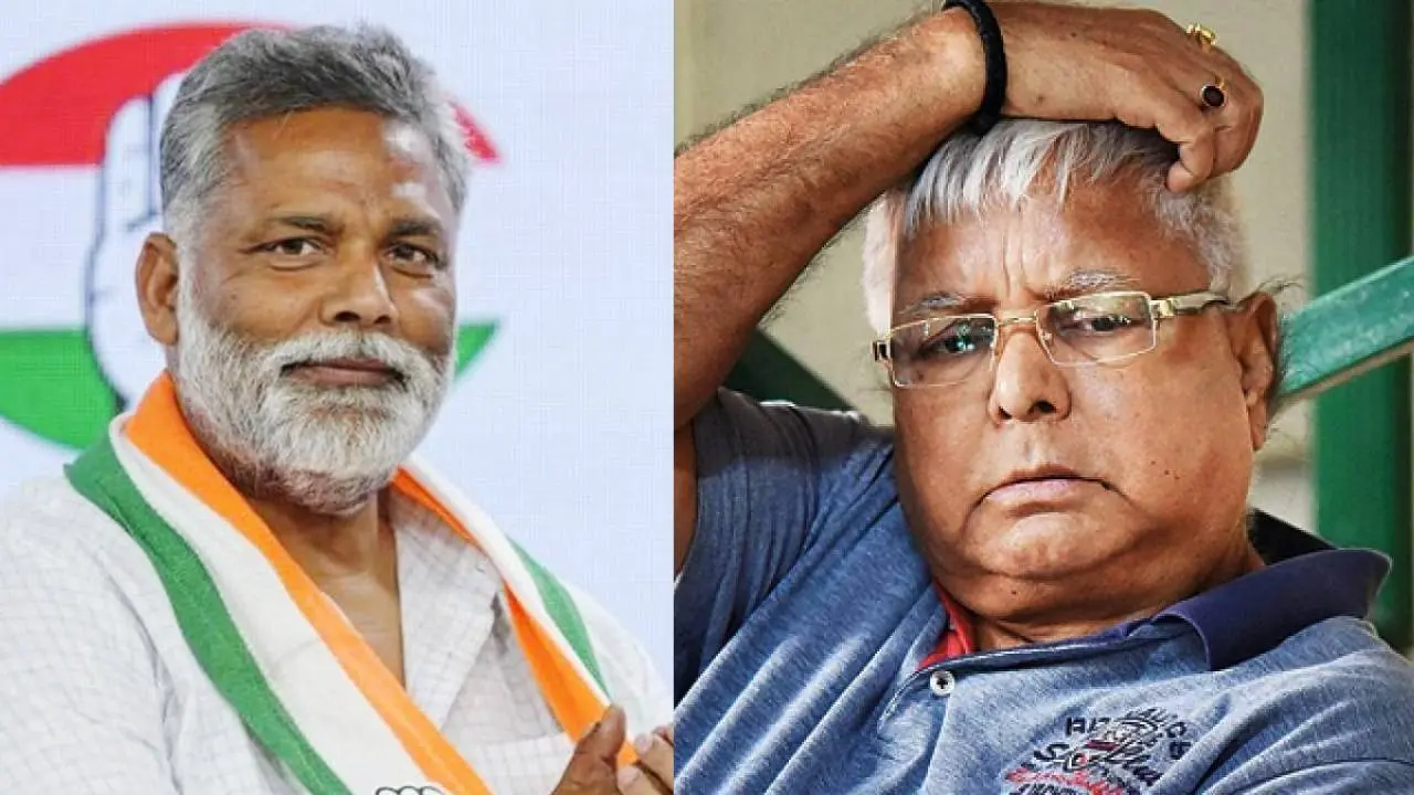 pappu yadav and lalu yadav
