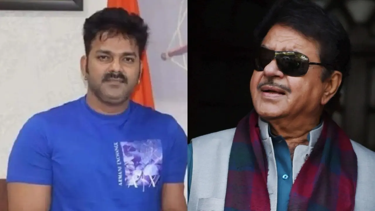 Pawan Singh and Shatrughan Sinha