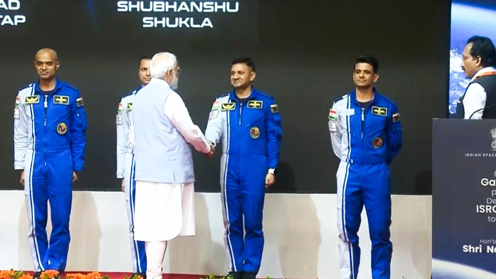 Watch: PM Modi Announces Names Of Astronauts Of Gaganyaan Human Space ...