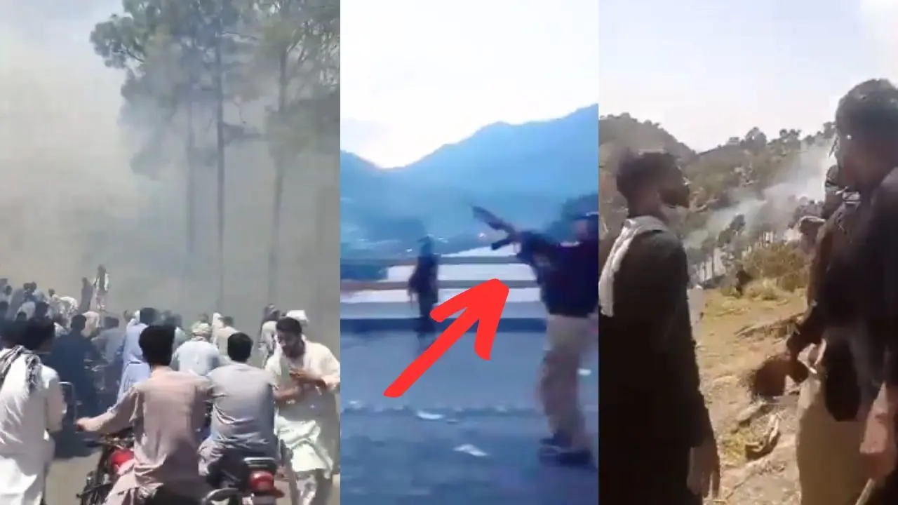 PoK protest against pakistan