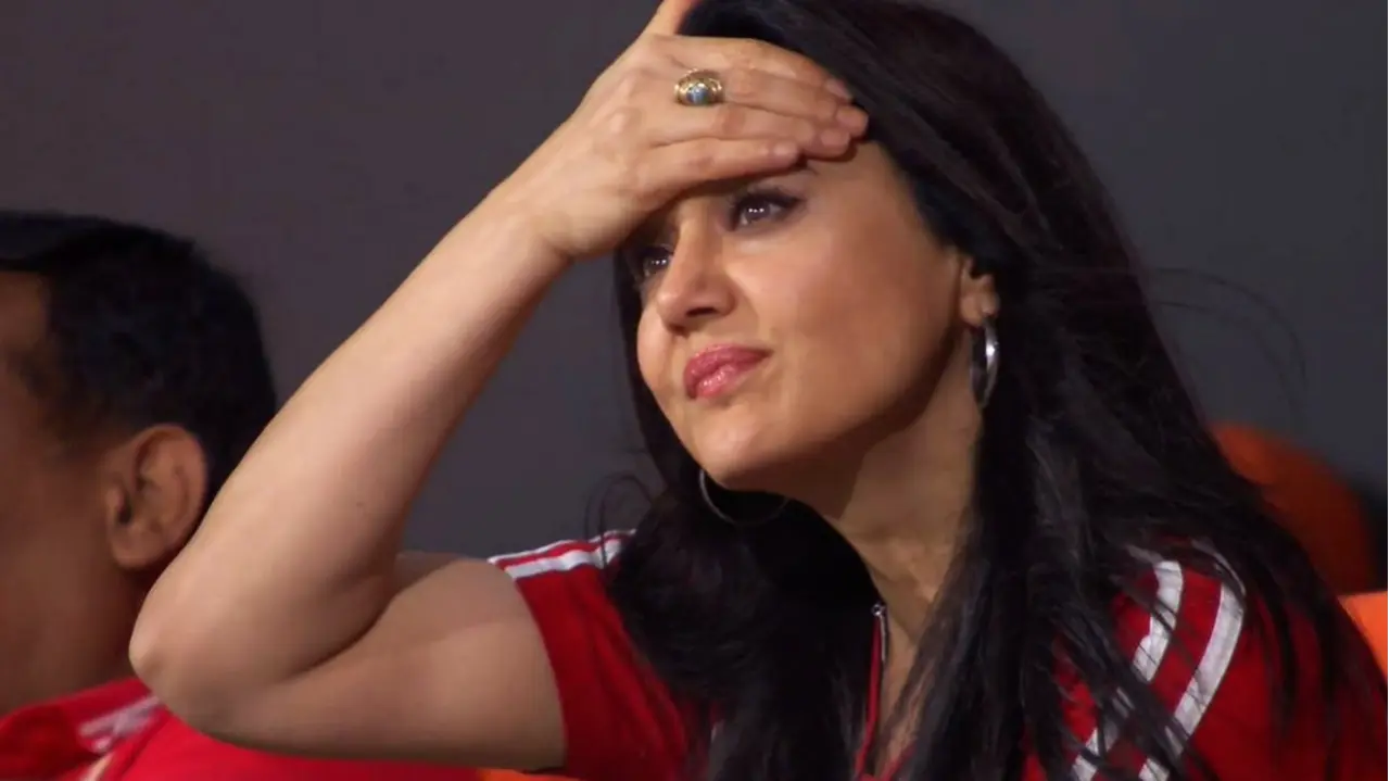 Preity Zinta during PBKS Vs MI