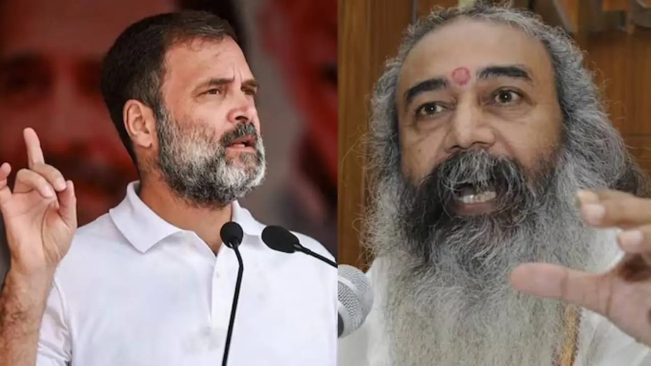 Rahul Gandhi and Acharya Pramod