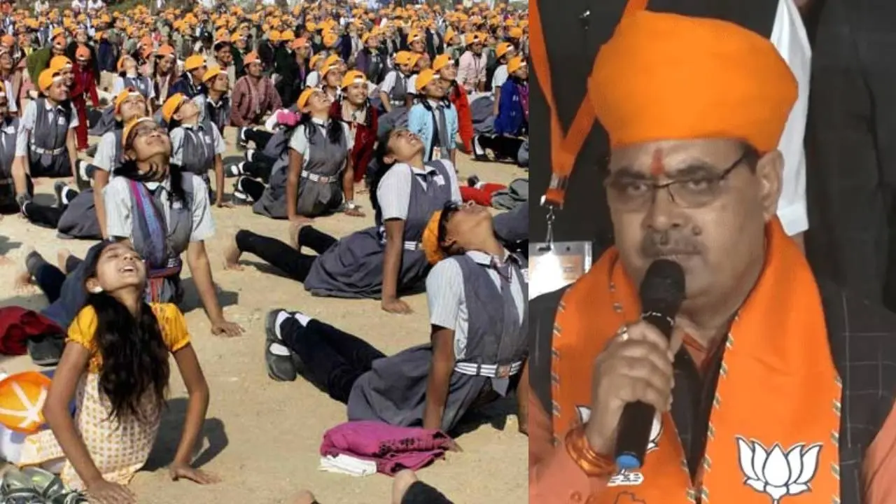 Rajasthan School Surya Namaskar