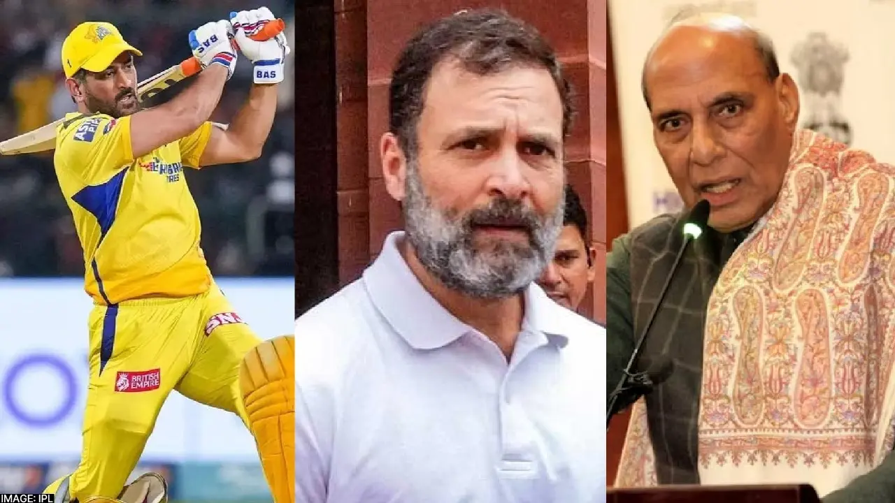 Rajnath Singh Attack on Rahul Gandhi Mentioning MS Dhoni