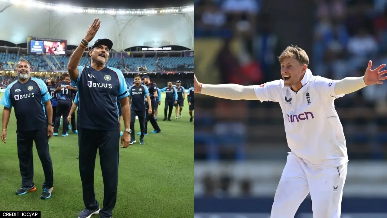 Former Team India's Head Coach Ravi Shastri & England Cricketer Joe Root