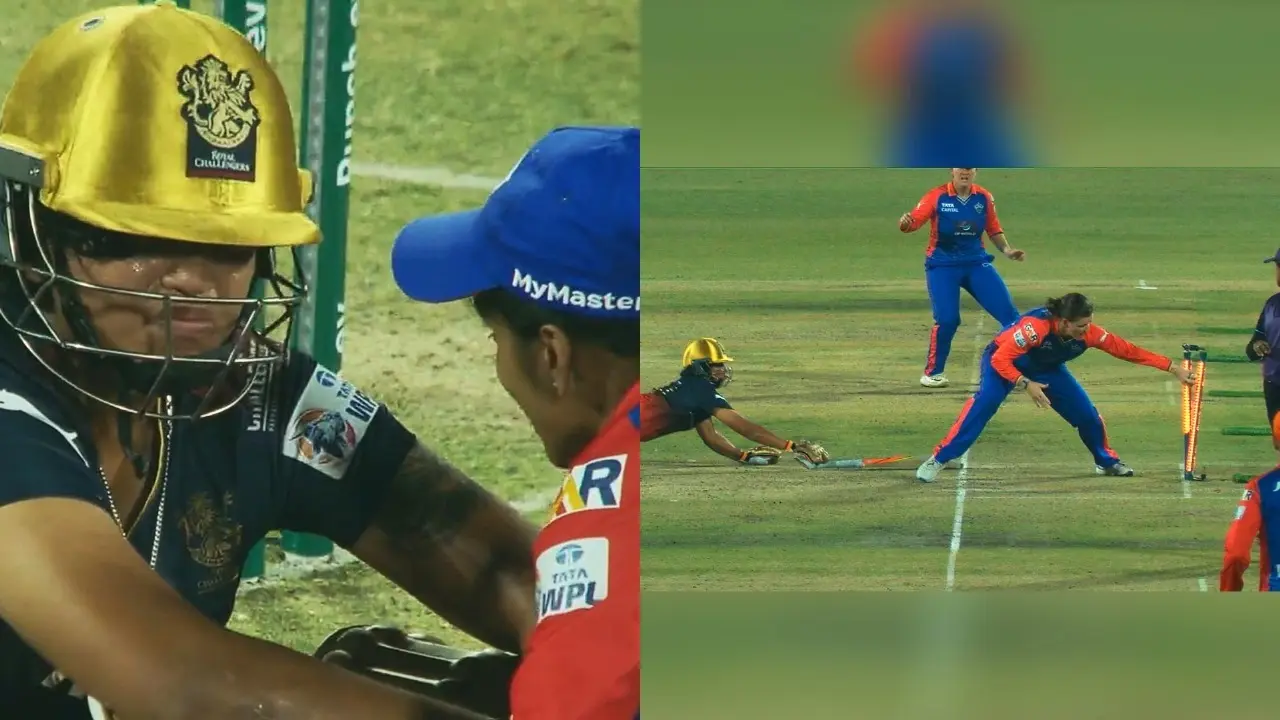 richa ghosh crying after run out