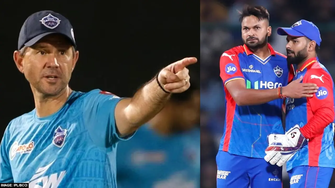 ricky ponting angry on khaleel ahmed live match dc vs srh