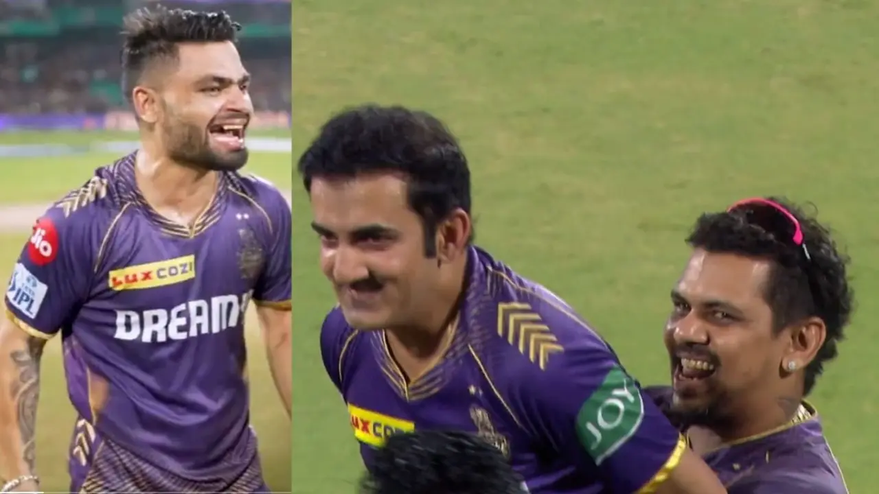 Rinku singh bow down to gautam gambhir