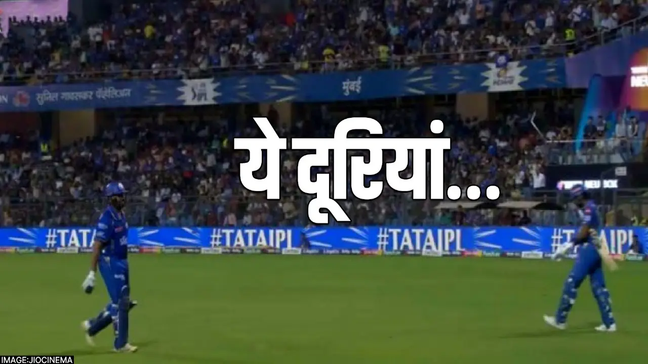 All is not well between Rohit and Hardik too! Passed in front, but did not even see each other