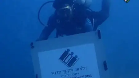Election commission under water campaign