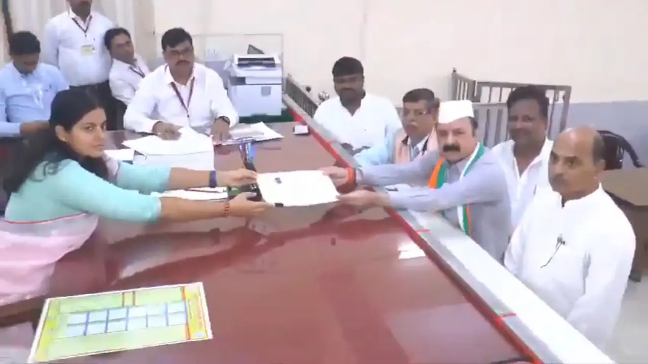 KL Sharma filed nomination