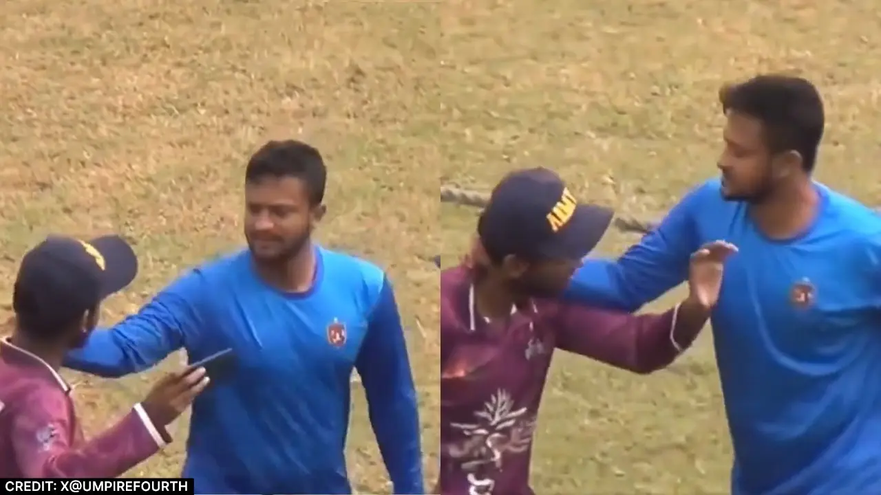 Shakib Al Hasan Misbehave With Fan