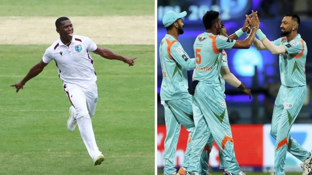 Shamar Joseph & Lucknow Super Giants Team