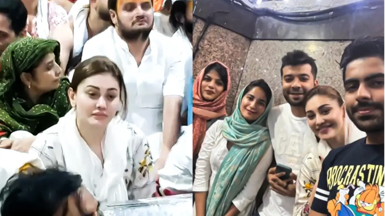 Shefali Jariwala at Mahakaleshwar Temple