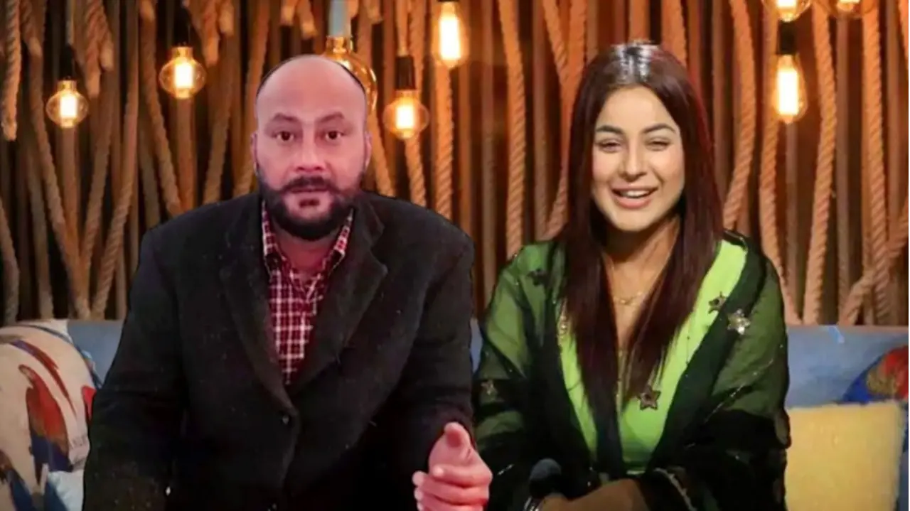 Shehnaaz Gill with father