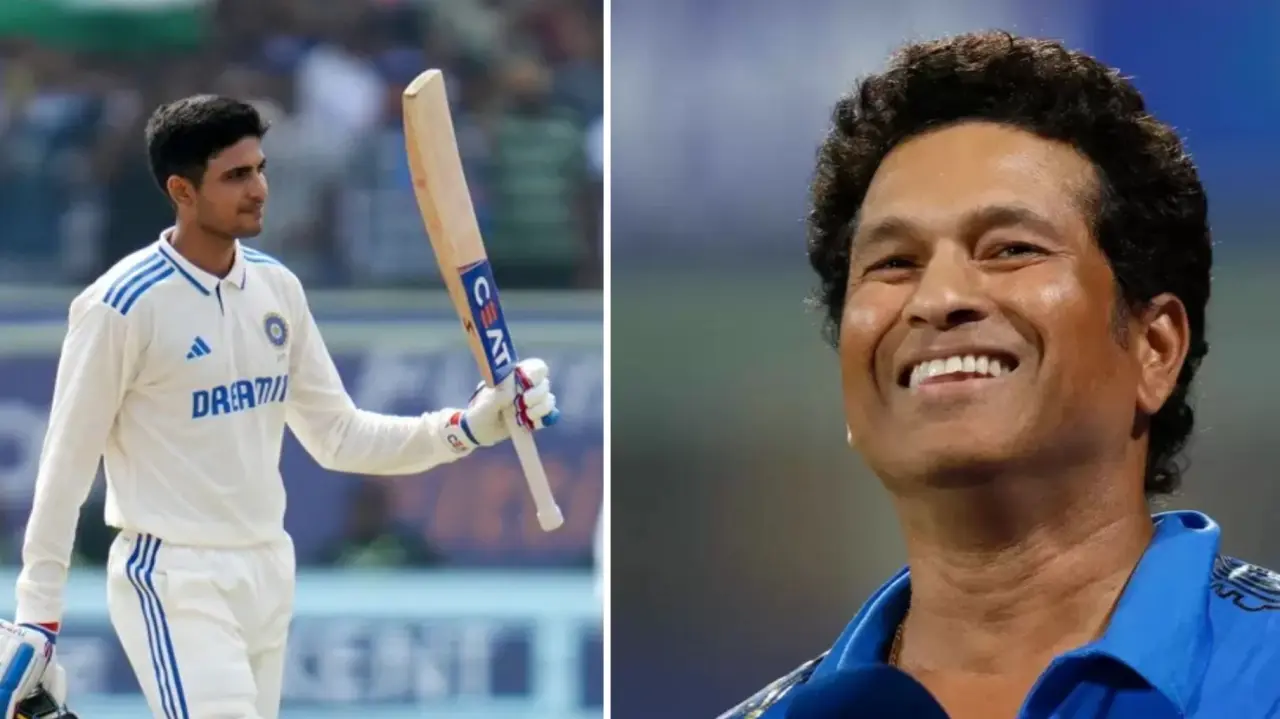 Shubhman Gill & Sachin Tendulkar