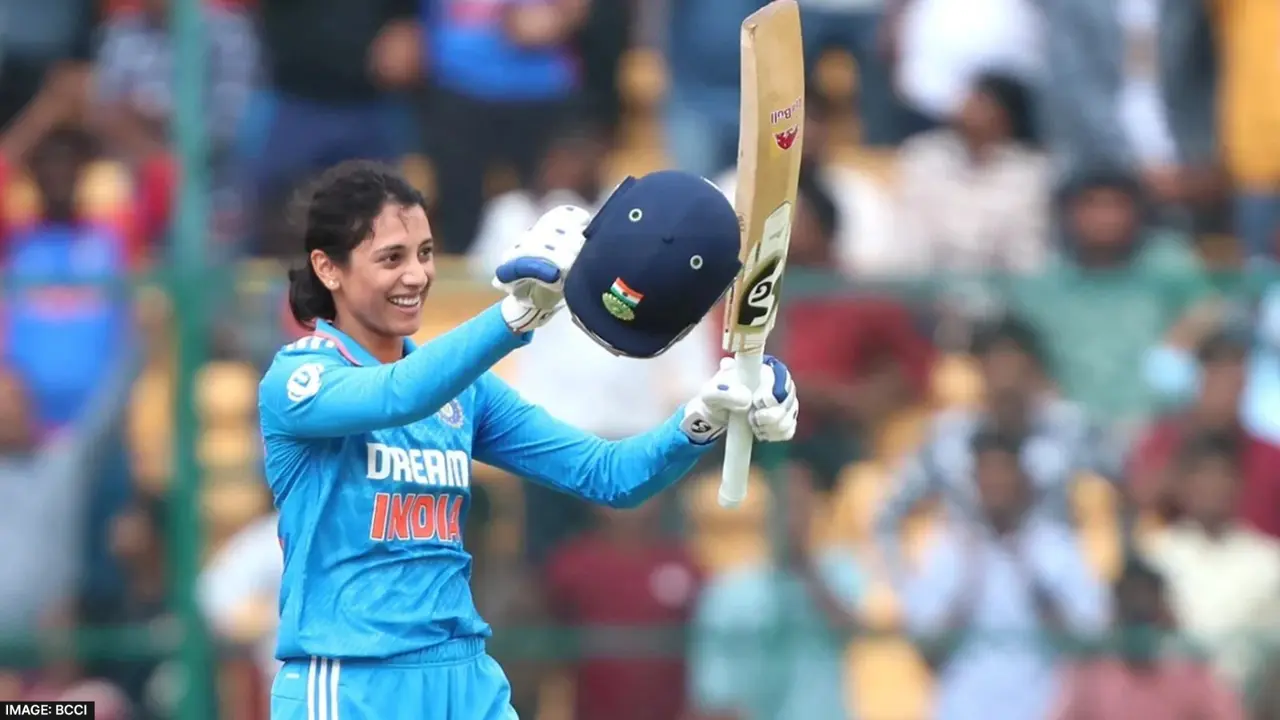 Indian Cricketer Smriti Mandhana Smriti Mandhana created sensation