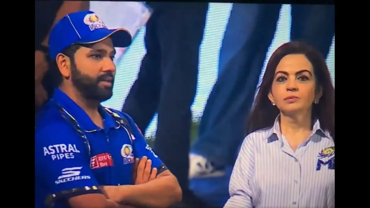 Rohit Sharma and Nita Ambani