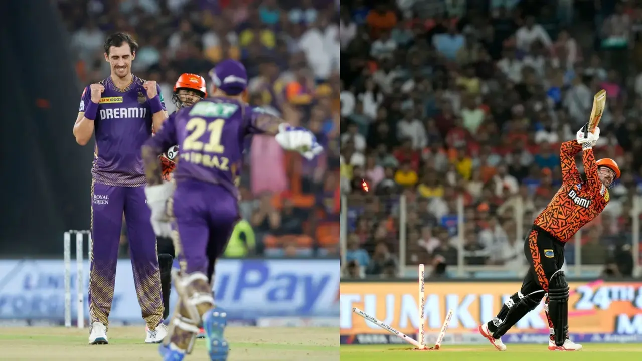 Travis Head and Mitchell Starc