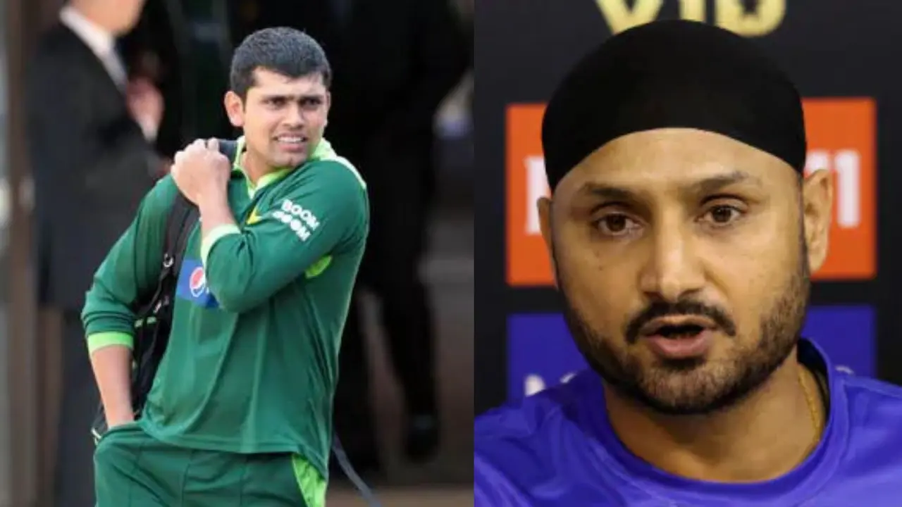 Kamran Akmal and Harbhajan Singh