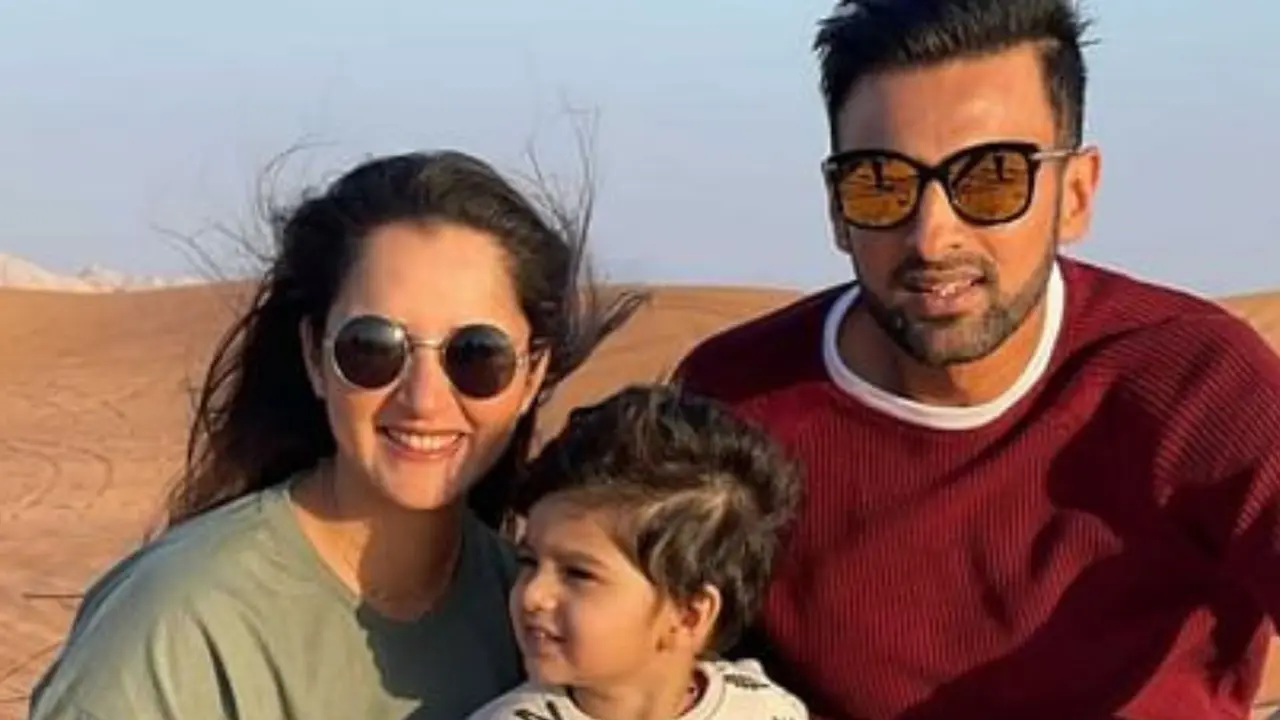 Sania mirza and Shoaib malik Son Izhaan