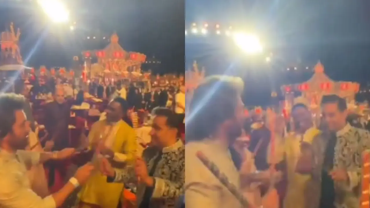 MS Dhoni with Akash Ambani