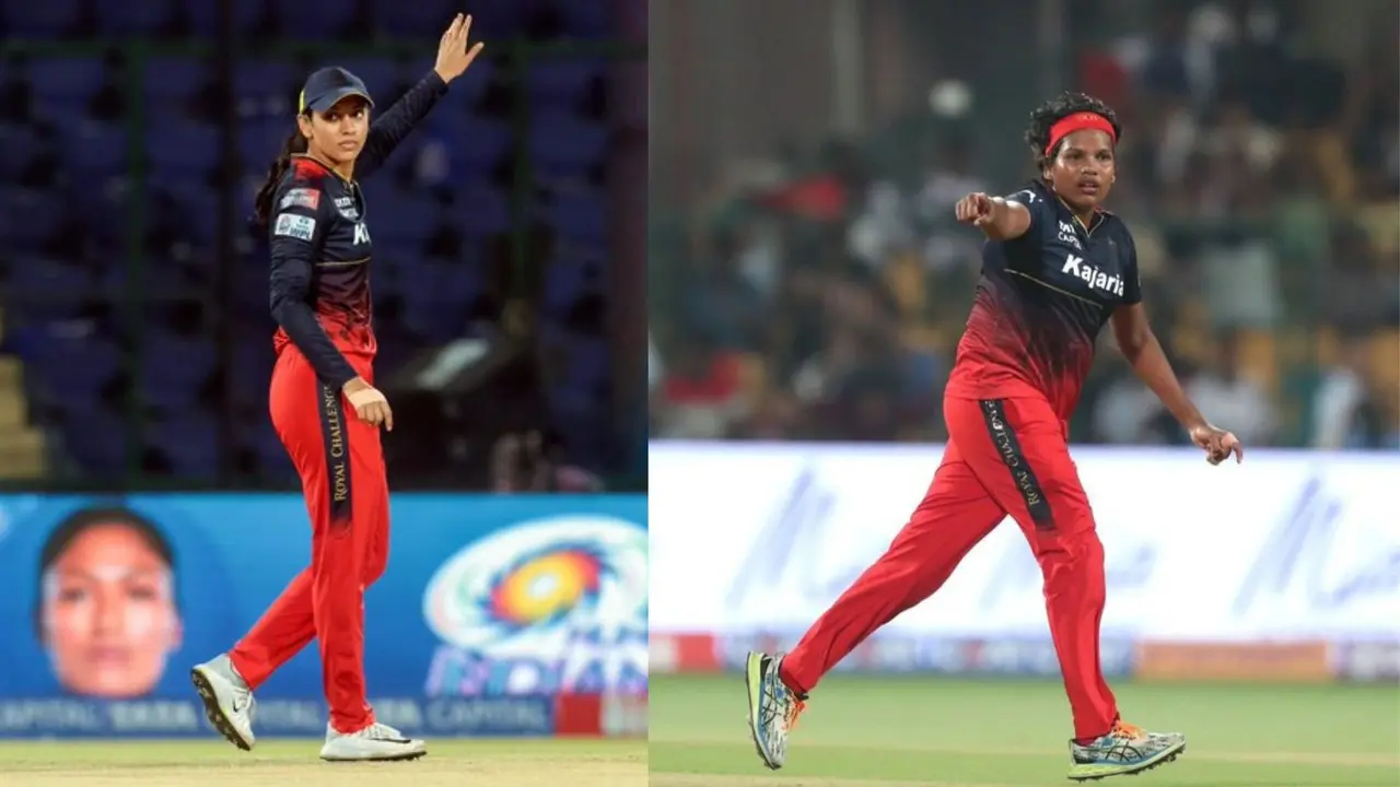 Smriti Mandhana and Shobhna Asha