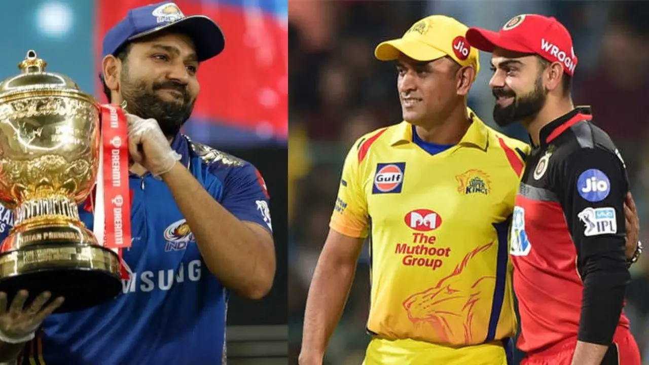 रोहित शर्मा, एमएस धोनी और विराट कोहली