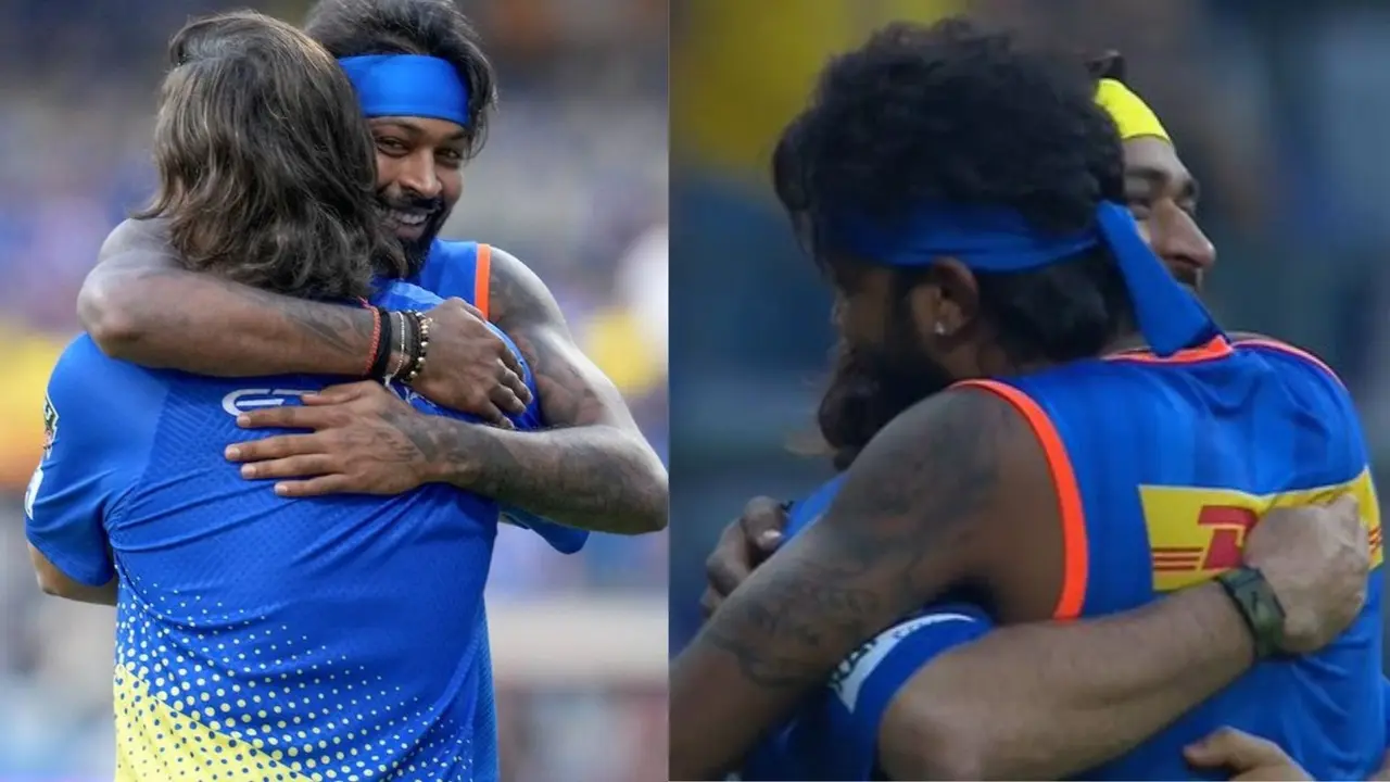 MS Dhoni and Hardik Pandya