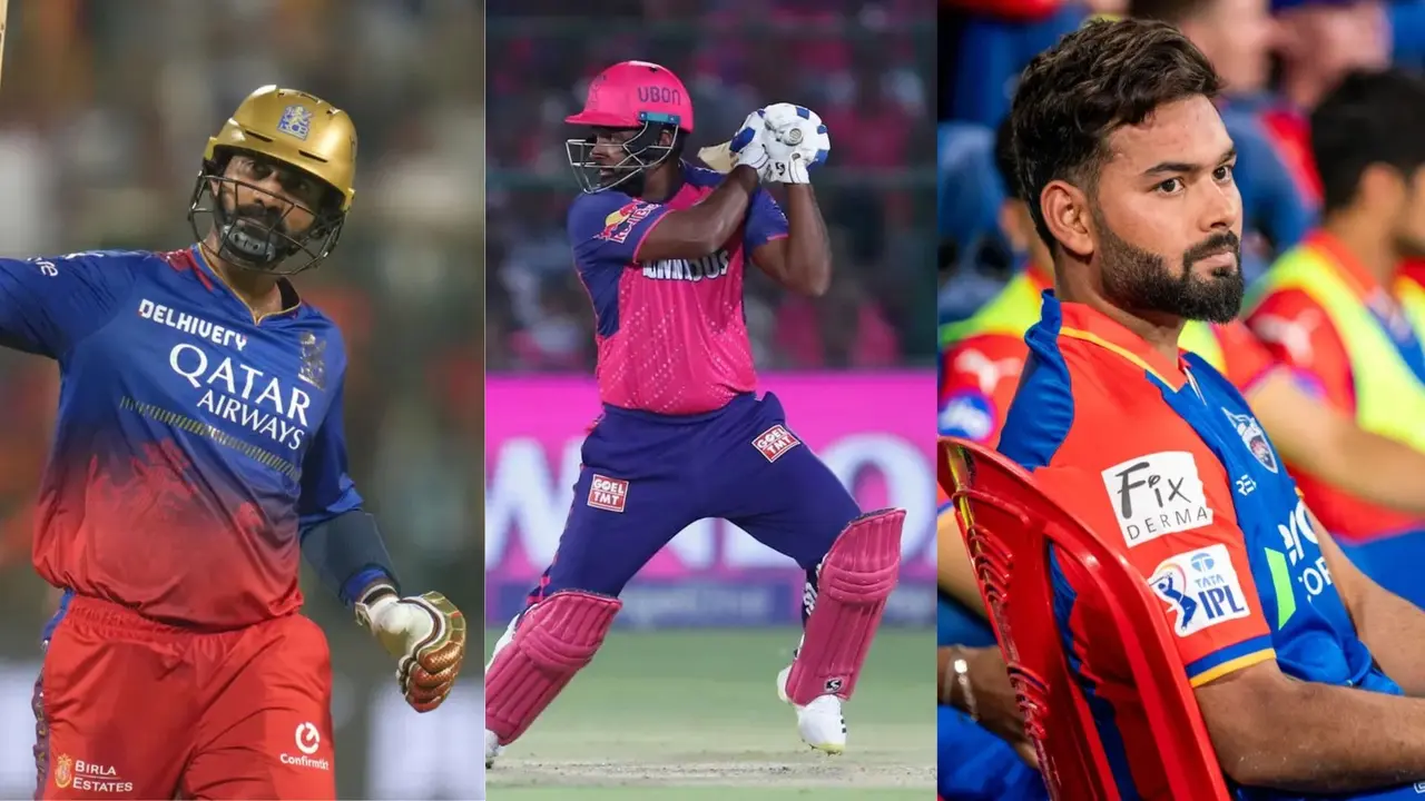 Dinesh Karthik, Sanju Samson and Rishabh Pant