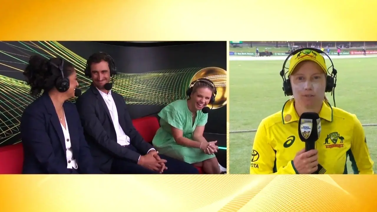 mitchell starc banter with wife healy