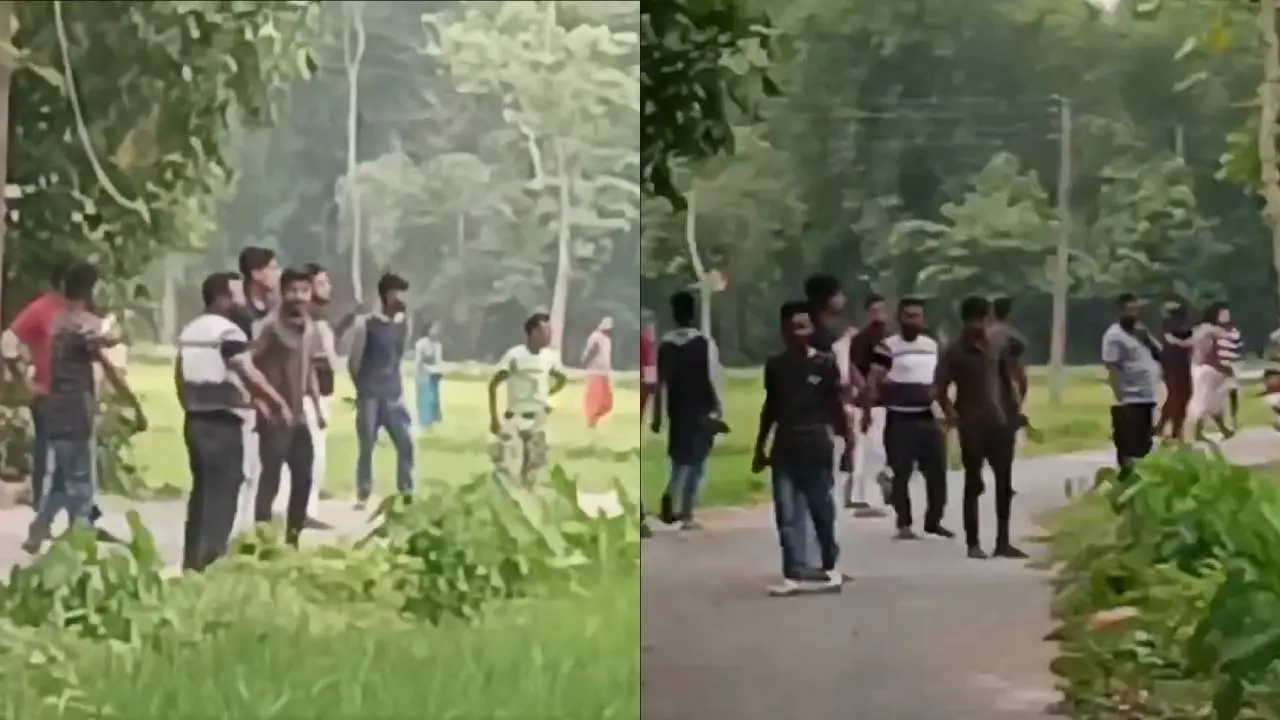 stone pelting in Bengal