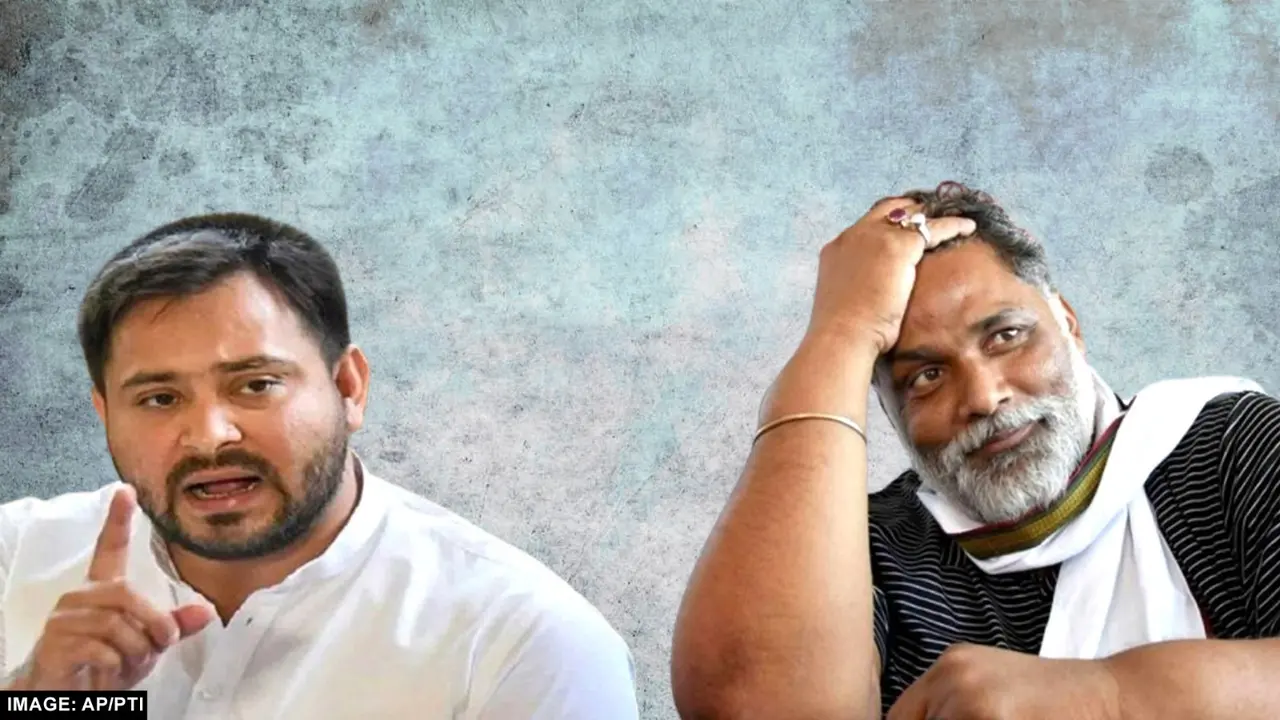 pappu yadav reaction on tejashwi yadav comment