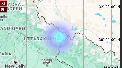 Earthqauke in Uttarakhand