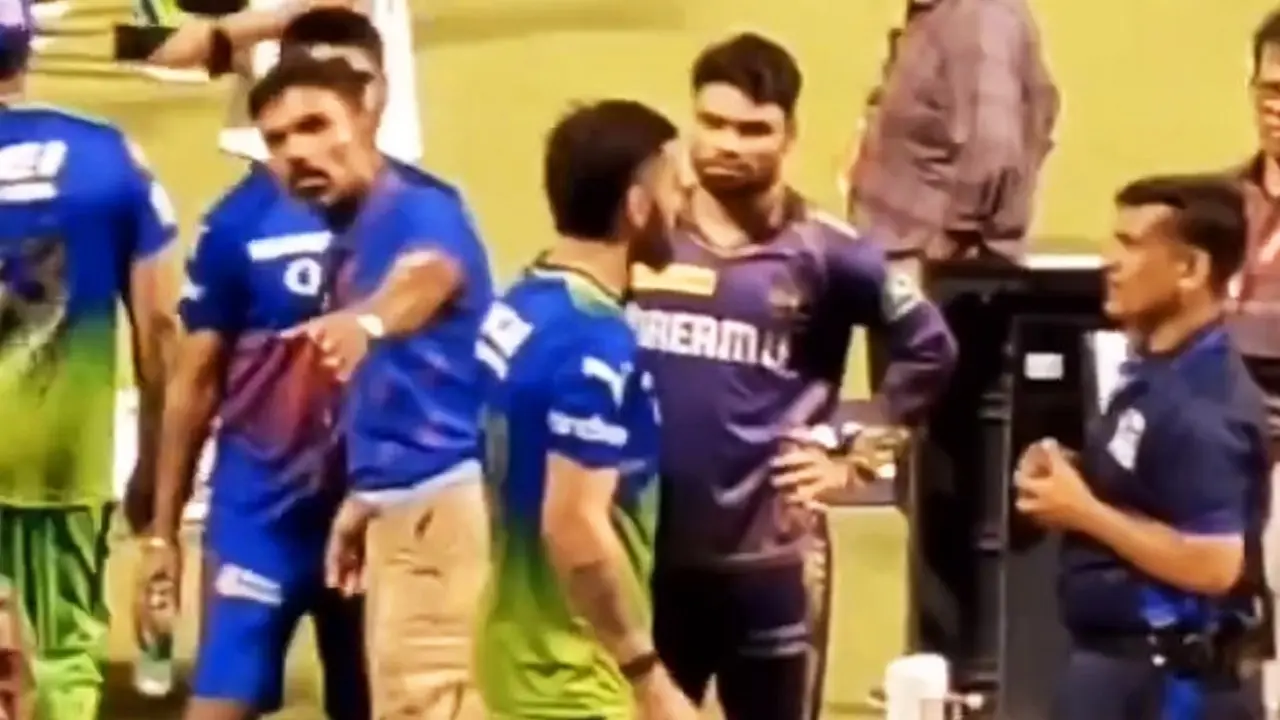 Umpire explains reason to virat kohli for controversial wicket decision