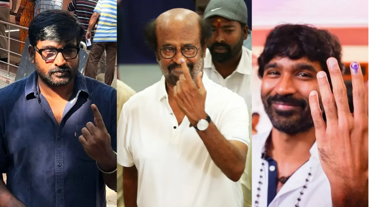 Rajinikanth, Dhanush, Vijay Sethupathi voting
