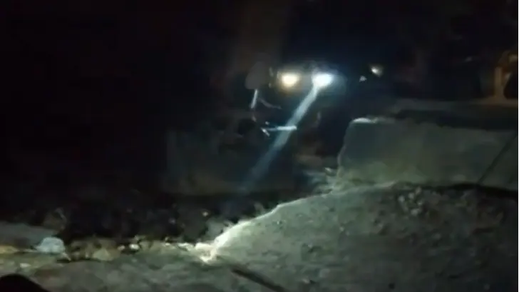 dam collapsed near Dhootum