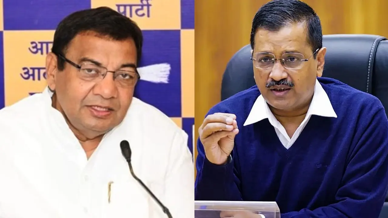 Sushil Gupta and CM Arvind Kejriwal