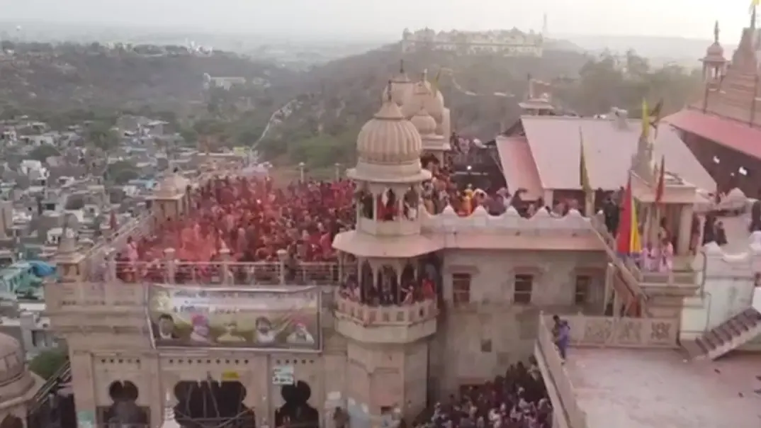 several Injured Stampede Mathura Radha Rani Temple