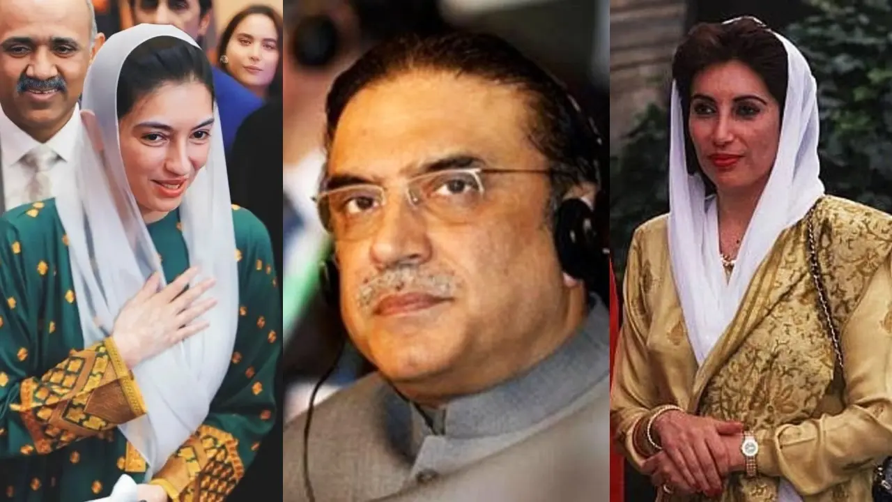 ASifa Bhutto Zardari, Asif Ali Zardari and Benazir Bhutto